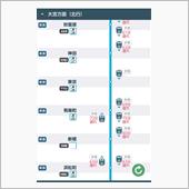 強風で電車が！