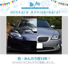 祝・みんカラ歴13年！