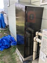 コンプレッサー小屋完成
