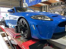 ジャガーＸＫＲ－Ｓ アライメント調整チュー！