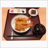 今日の晩ごはんは海老天丼3本 ...