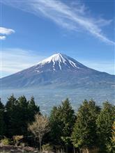 今日の富士山（羽根子山から足和田山へ）