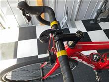 バーテープ巻き付け @ cervelo R2