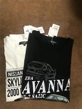 旧車柄のTシャツ