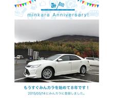 祝・みんカラ歴8年！