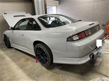 車検前にシルビアのタイヤを替えました。