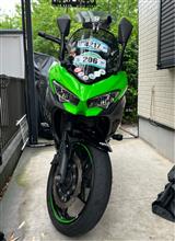 タイヤ交換＠Ninja400KRT