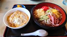 清水屋 南光台支店　ひやしたぬき＋かつ丼セット 