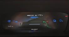 充電中のメーター表示