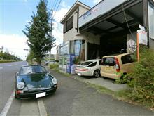 ポルシェ足回り対策入庫