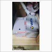 台風に備えてバッテリ充電