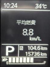0.1Km/1Lの悪化だけれども(涙)…