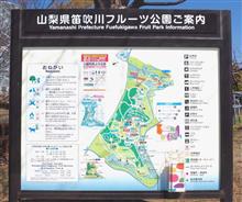 車中泊　山梨県笛吹川フルーツ公園駐車場(今期10回目)