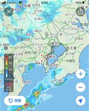 関東は雨の地域が多いかも