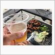 昼間BBQをやったよ