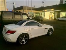 メルセデスベンツSLCの車検（７年目）