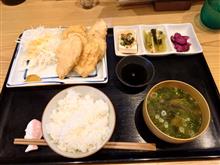 渡辺通りでとり天ランチ　中洲ふじ本