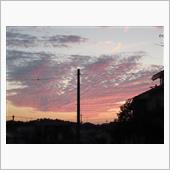 夕日の雲