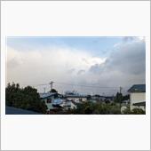 まるで台風襲来