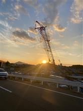 秋らしい夕暮れ