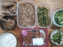 束４３円小松菜が主菜？のどケチ晩ご飯。