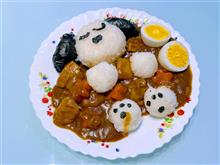 今晩のおうちご飯　～スヌーピー・カレーライス～作りました