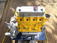 MINI1000 エンジン㉑ブロック細部塗装・クリアウレタン吹付・ステー研磨・ルーフカラー〈151〉