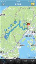 秋の山中をAモードでプチツー