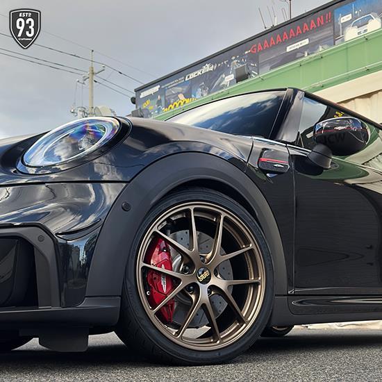MINI 3ドアJCW(F56LCI2)にBBS RI-A 18インチ他いろいろカスタム