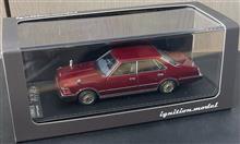 レアな1/43イグニッションモデルの430グロリア後期型HT280Eブロアム(ワイン)です♪
