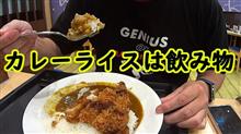 新東名のパーキングエリアの松のやで上ロースかつカレーを食べる