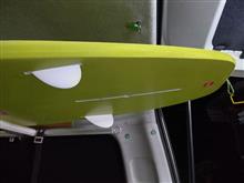 サーフボードサイドフィン仕様　TMF-1　フューチャーフィン　イイ感じ