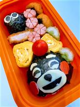 今日の娘のお弁当　～くまモン・ぷよぷよ・ドラえもんキャラ弁～　作りました