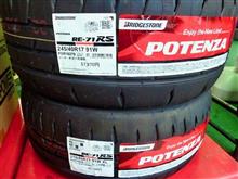 車検整備に合わせてタイヤ交換。RE-71Rがすり減っていたので”POTENZA RE-71RS”にチェンジ!!ホーンの音も気になっていたので、こちらは”ミツバサンコーワ アルファーⅡ”に交換しました。