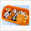 今日の娘のお弁当　～ハロウィン🎃のおにぎり🍙キャラ弁～　作りました