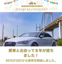 愛車と出会って8年！