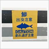警戒標識にそそられて東京湾( ...
