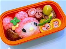 今日の娘のお弁当　～マイメロのおにぎり🍙キャラ弁～　作りました