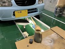 スーパーカーのメンテナンス（ENG＆MTオイル交換）で人間もリハビリ
