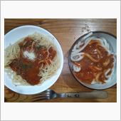 ツインミ一トソ一ス麺・・・