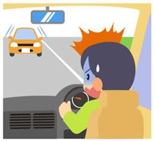 逆走車両にゎ困りますょ