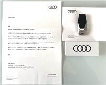 アンケート回答でAudi Collectionに当選