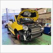 アバルト５９５ 納車整備でミ ...