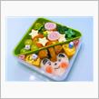 今日の娘のお弁当　～ワンちゃんおにぎり🍙弁当～　作りました