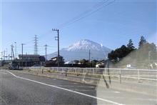アリオン運転中に撮影した富士山