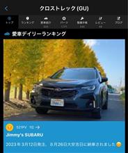 クロスト君は納車から４ヵ月目、デイリーランキングは97日連チャンで🥇をいただきました😁見てくださいました皆様本当にありがとうございます🙇🙇🙇🙇🙇