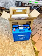 ハイエース２１１　サブバッテリーやっと到着　1週間で