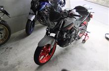 MT-25のオイル交換＆チェーンメンテ（９回目）♪