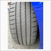 9550km リアタイヤの摩耗