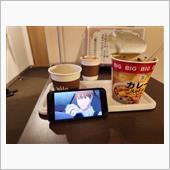 朝ご飯を食し..